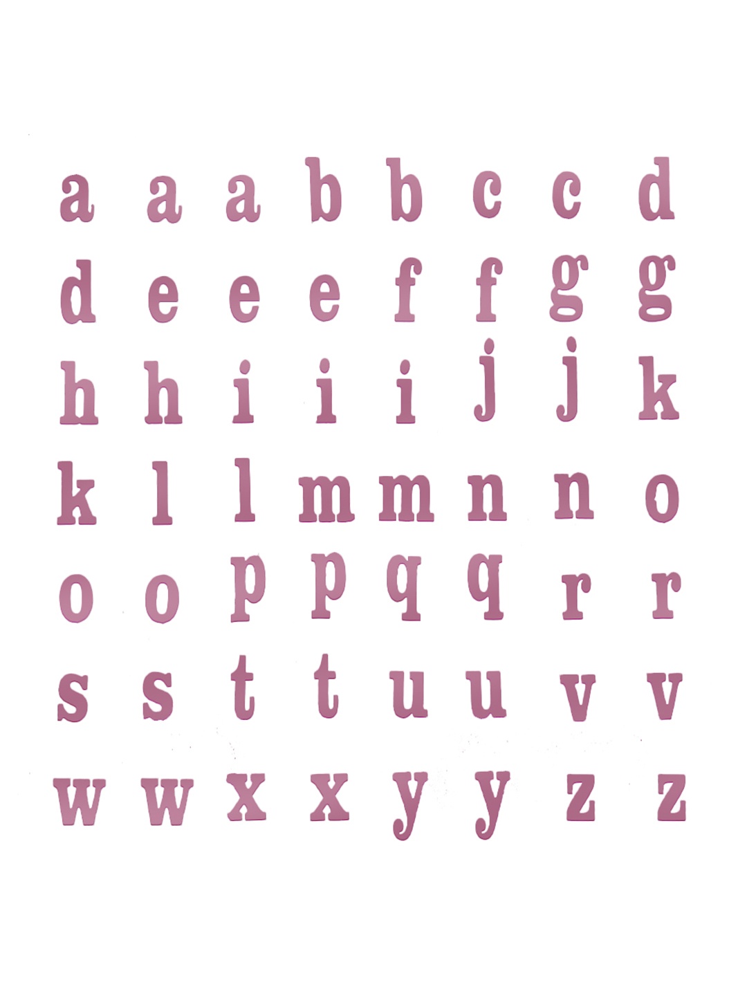 

Comet Busters Pink Printed Self-Adhesive Alphabet Wall Sticker