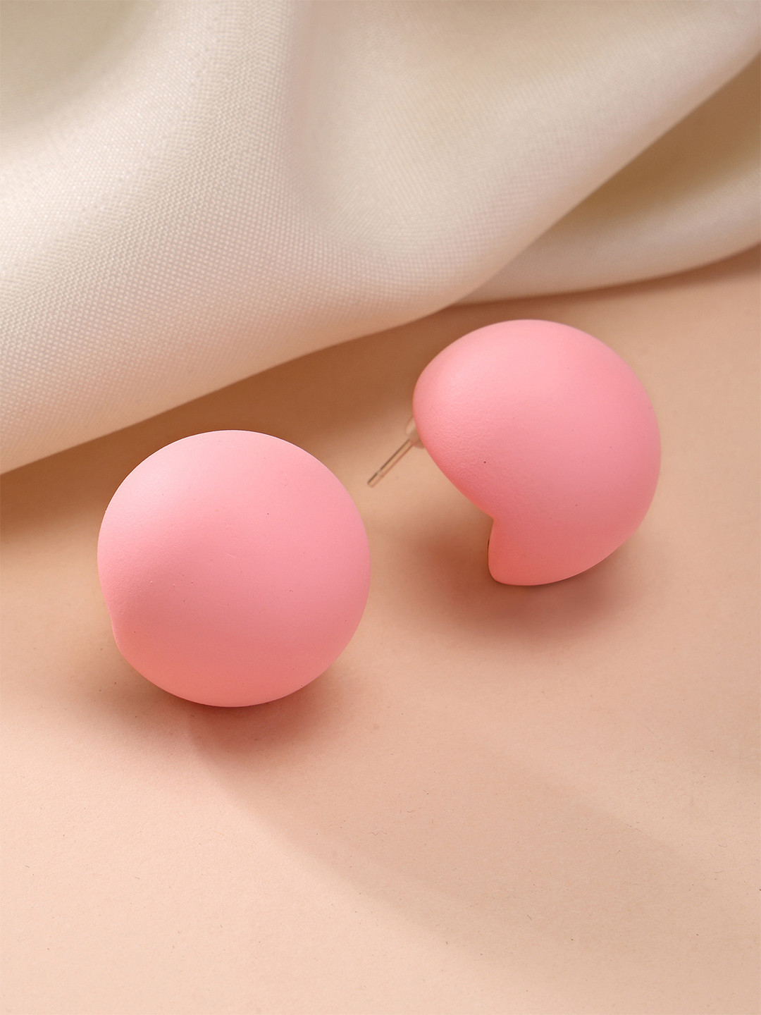 

Bohey by KARATCART Contemporary Matte Studs, Pink
