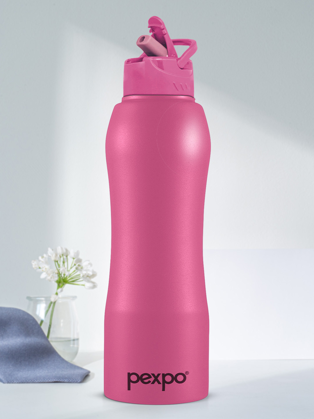 

Pexpo BELLY Refrigerator Stainless Steel 1L Single wall Plum Purple Water Bottle