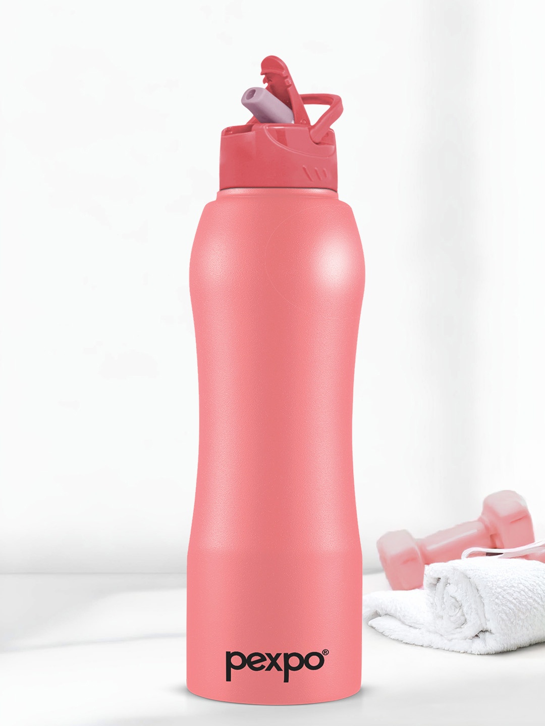 

Pexpo BELLY Refrigerator Stainless Steel 750ml Single wall Candy Pink Water Bottle