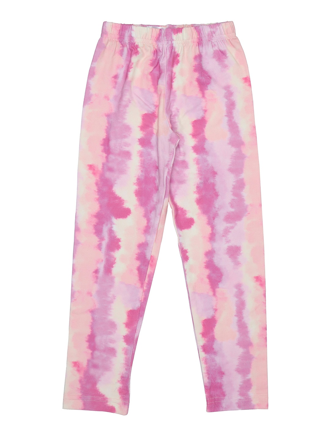 

Doodle Girls Printed Cotton Ankle-Length Leggings, Pink