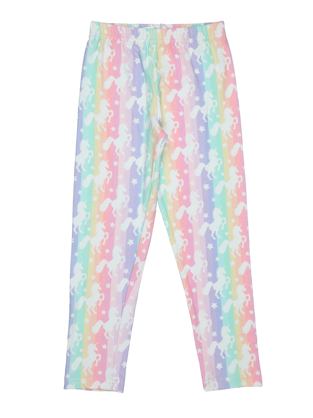 

Doodle Girls Printed Cotton Ankle-Length Leggings, Pink