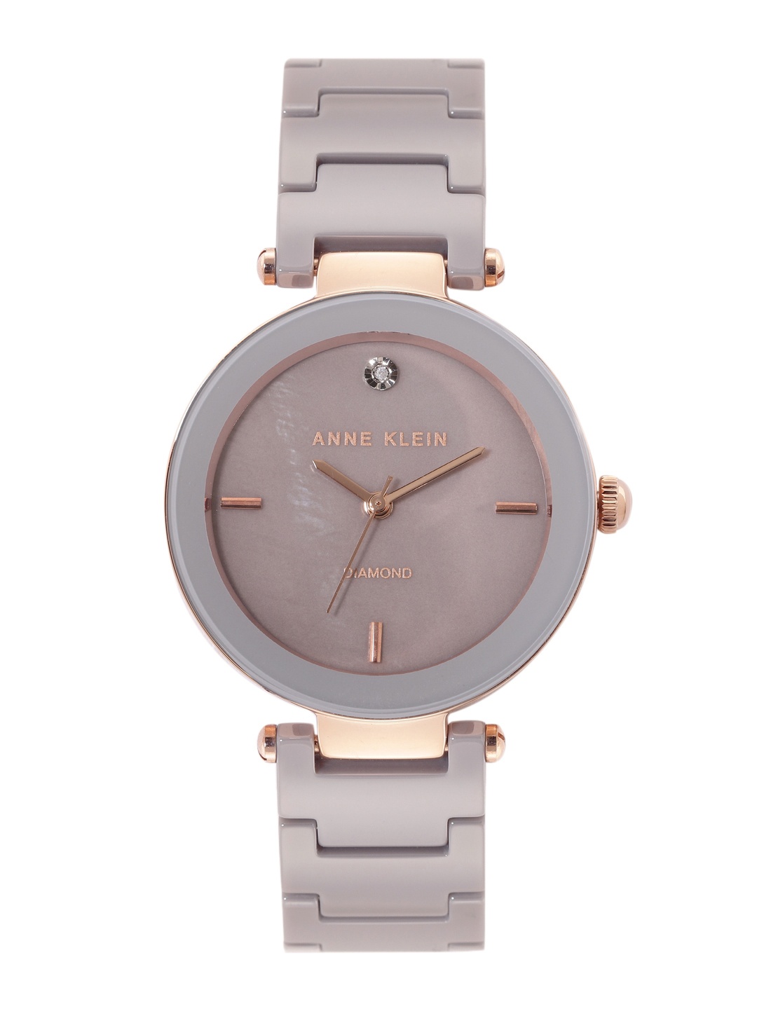 

ANNE KLEIN Women Bracelet Style Straps Analogue Watch NEAK1018TPRG-Grey