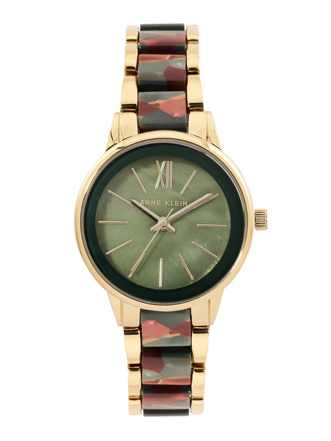 

ANNE KLEIN Women Bracelet Style Analogue Watch NEAK3878GMGN-Green