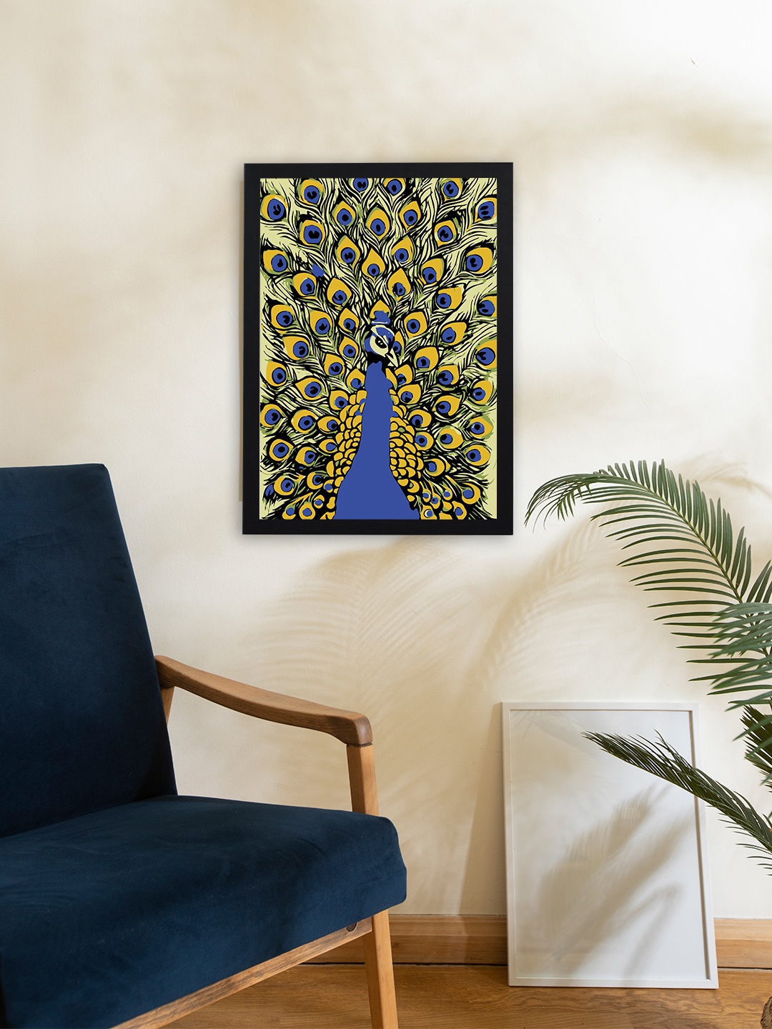 

Giftii Green & Blue Printed Wooden Framed Wall Art