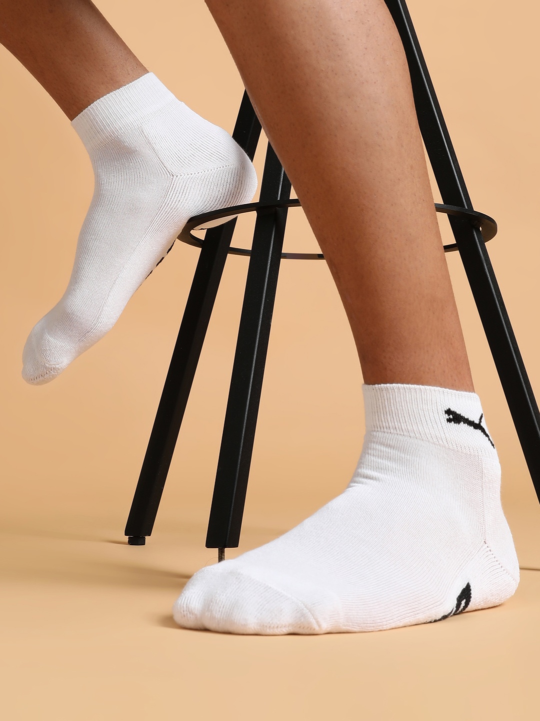 

Puma Unisex Pack Of 3 Ankle-Length Socks, White