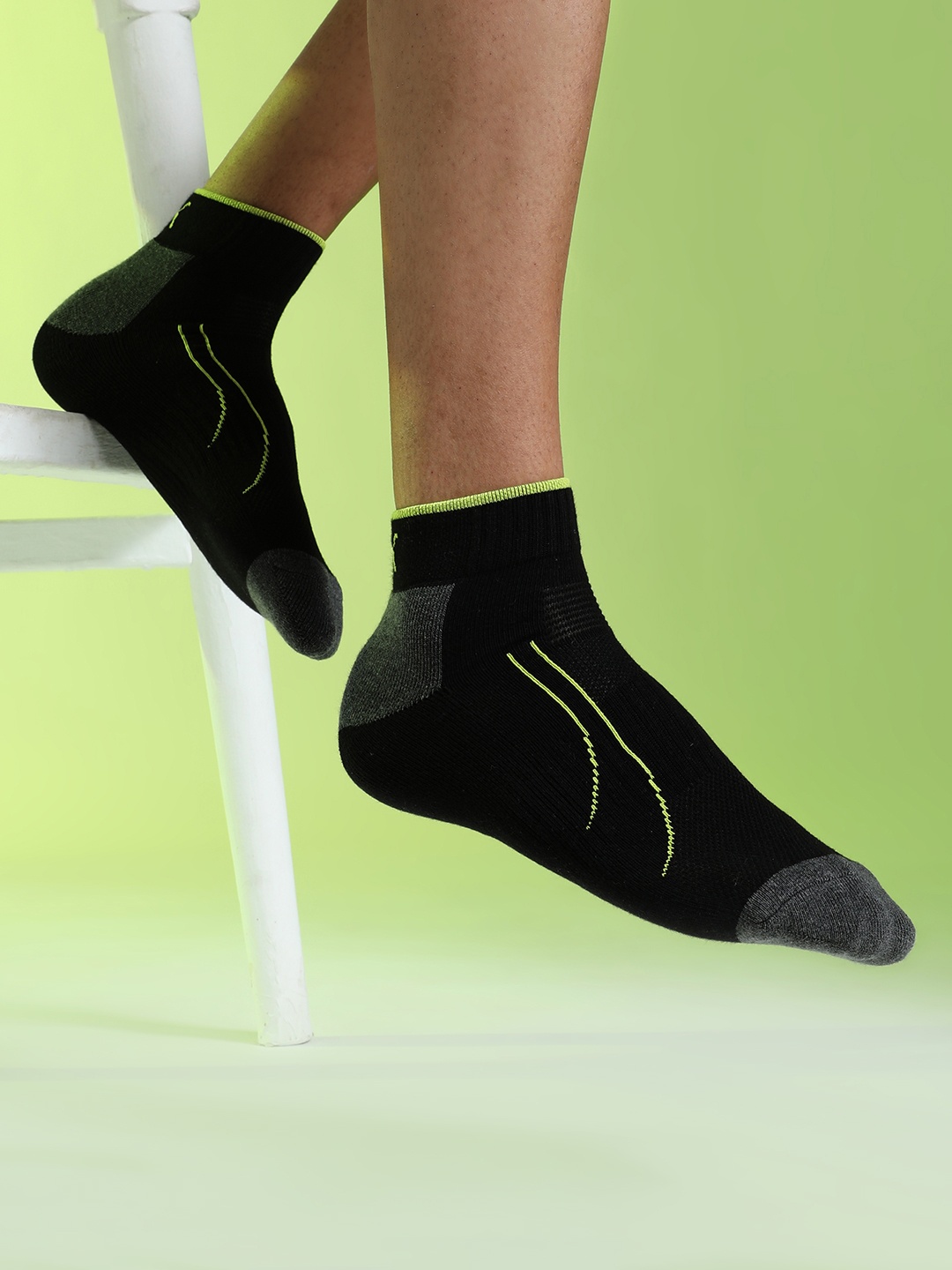 

Puma Performance Train Unisex Pack Of 2 Ankle Length Socks, Black