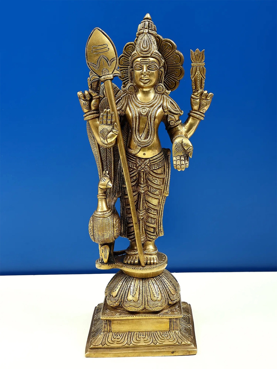 

Exotic India Gold-Toned Religious Idol Showpiece