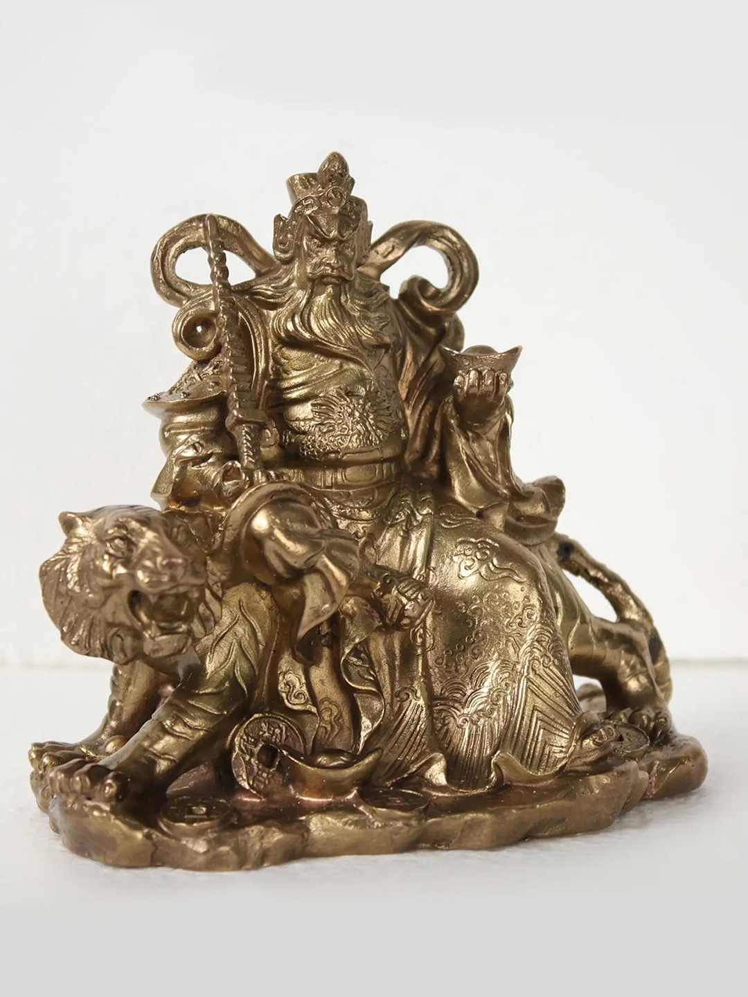 

Exotic India Gold-Toned Small Figurine Showpiece