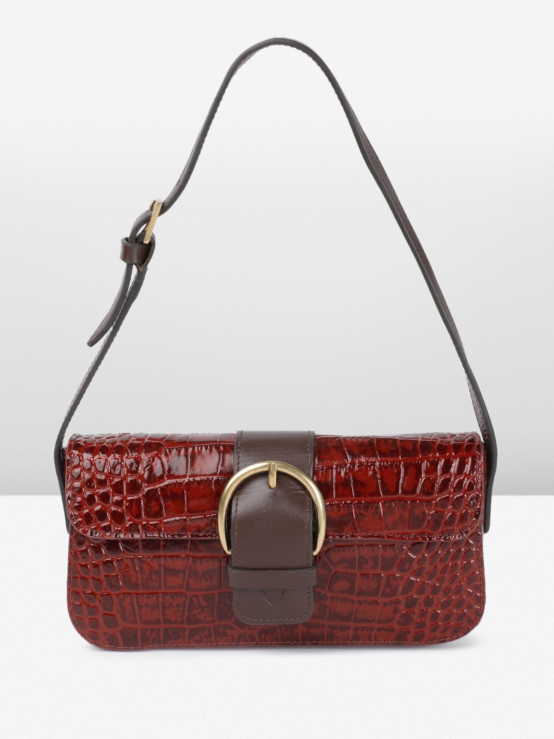 

Hidesign Tijiuana Animal Print Handheld Bag, Maroon
