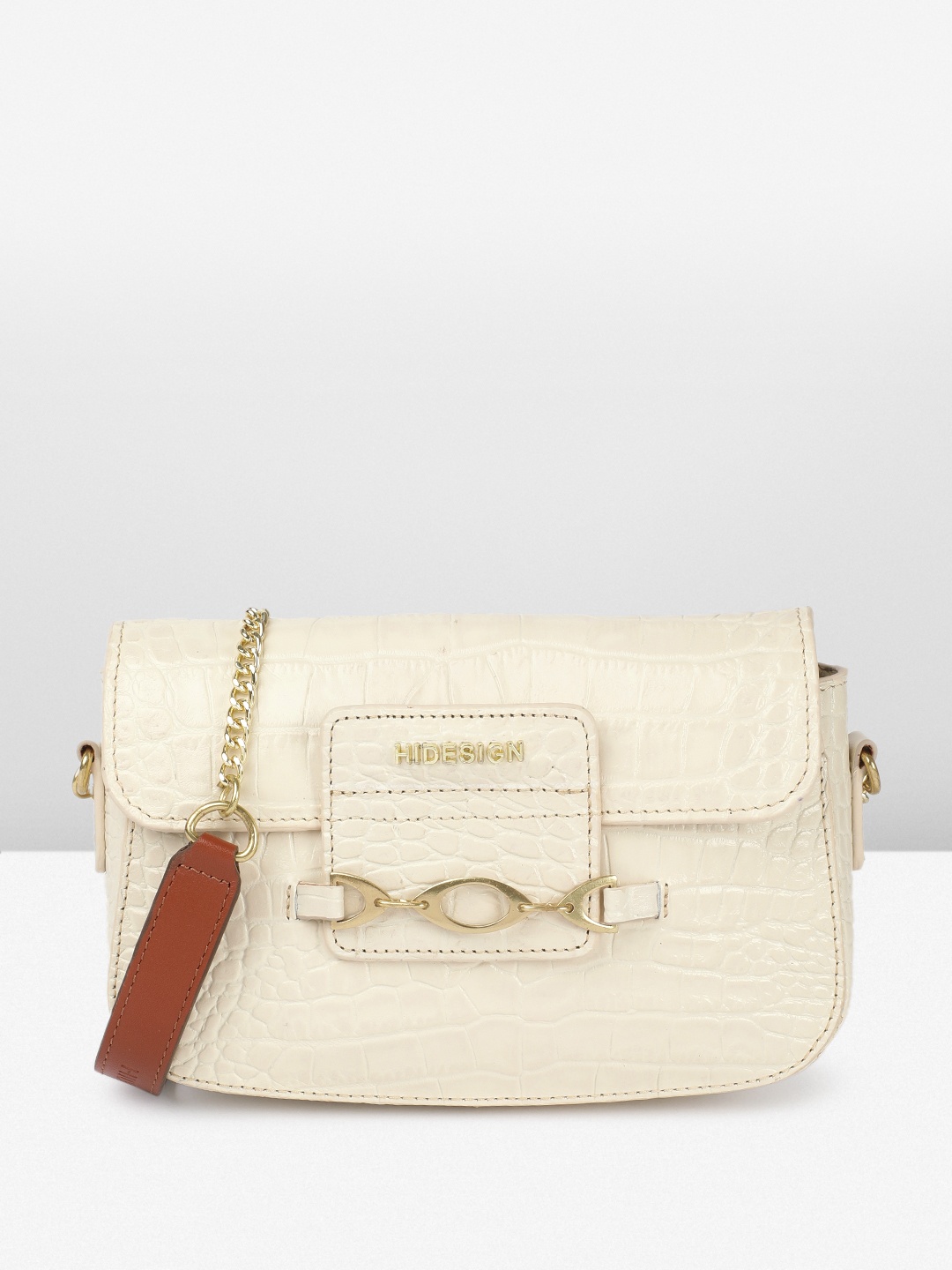 

Hidesign Elena Animal Print Sling Bag, Beige