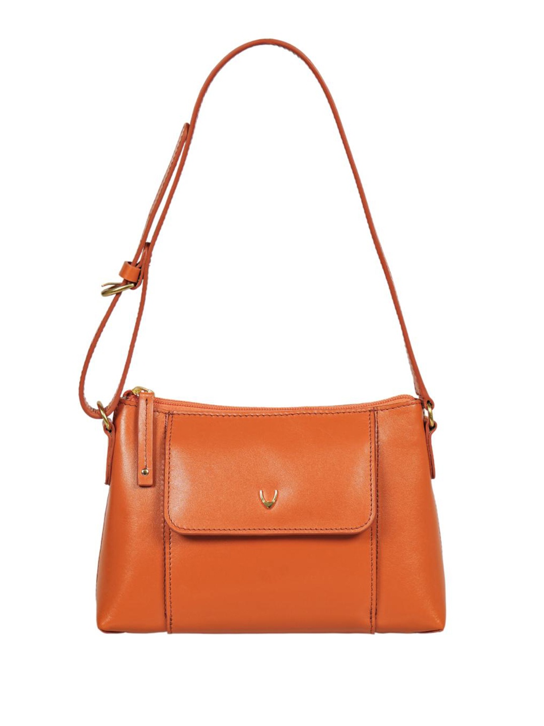 

Hidesign Leather Structured Shoulder Bag, Tan