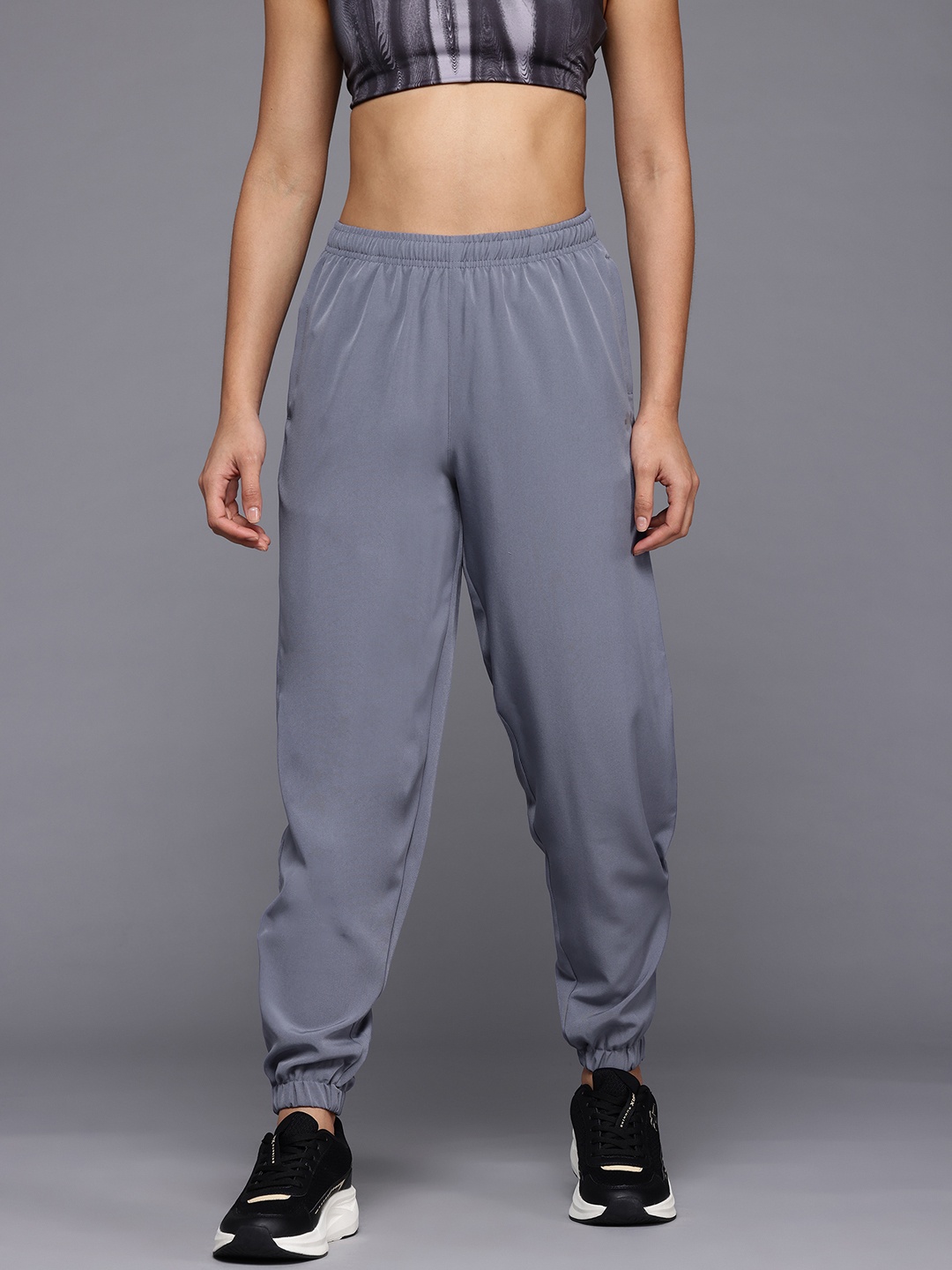 

HRX by Hrithik Roshan Women Rapid-Dry Running Joggers, Grey