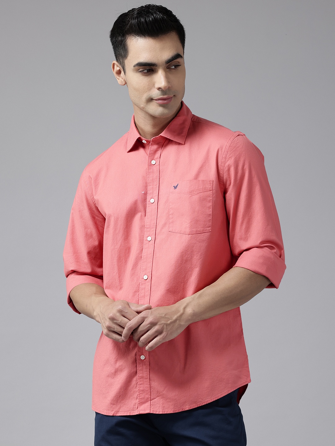 

Blackberrys Slim Fit Smart Casual Shirt, Coral