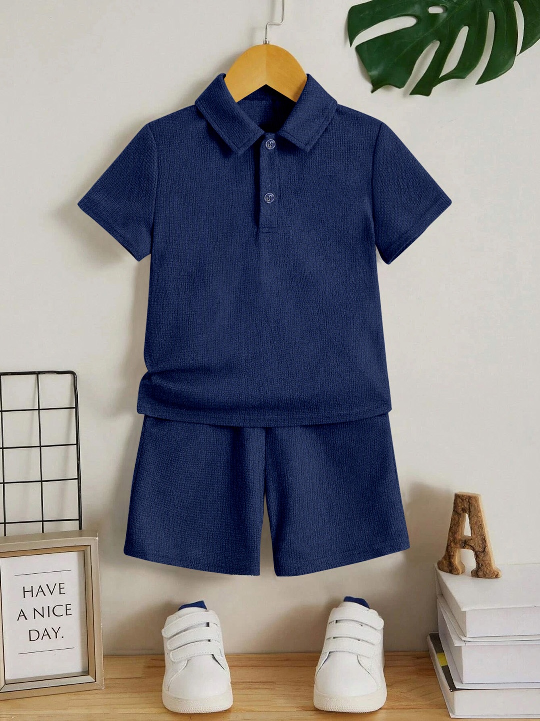 

OMPAX Boys T-shirt with Shorts, Blue