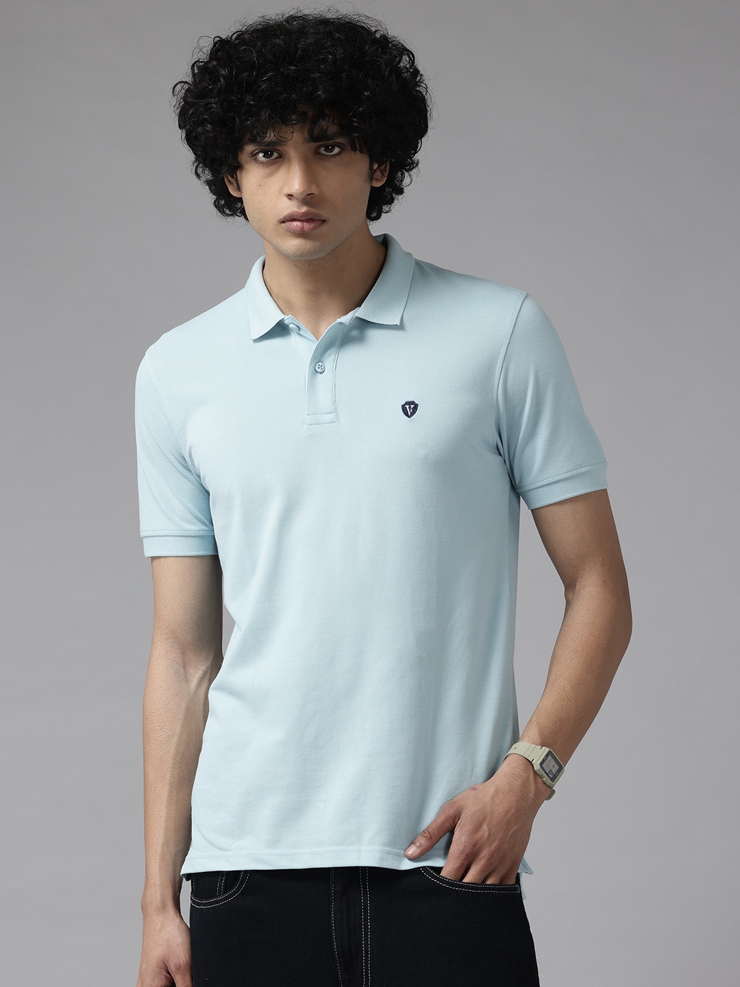 

Van Heusen Sport Polo Collar T-shirt, Blue