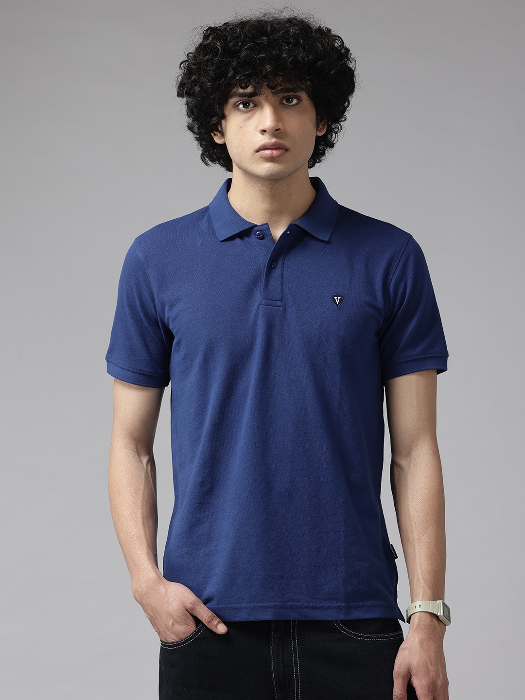 

Van Heusen Sport Polo Collar T-shirt, Blue
