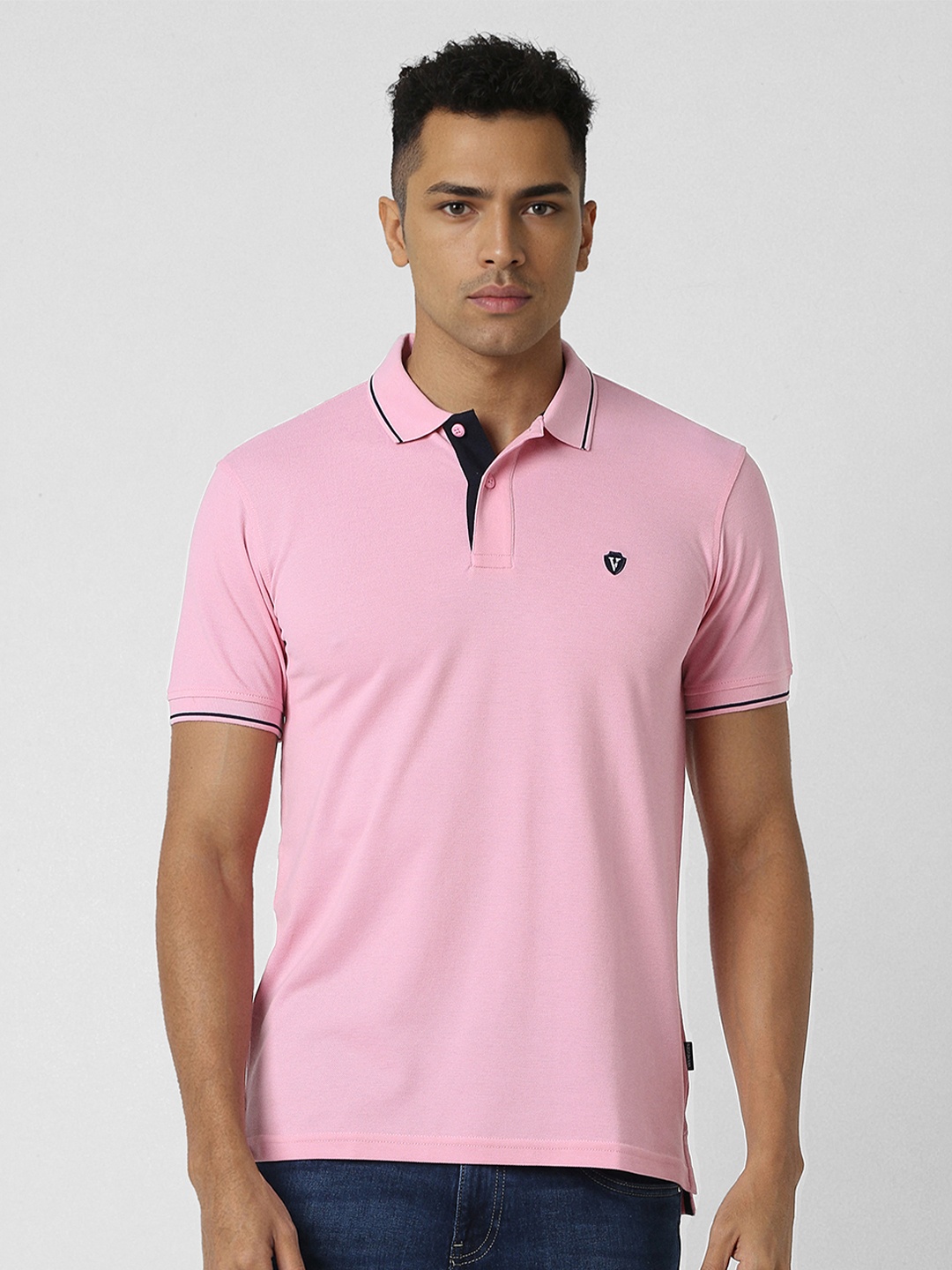 

Van Heusen Sport Polo Collar T-shirt, Pink