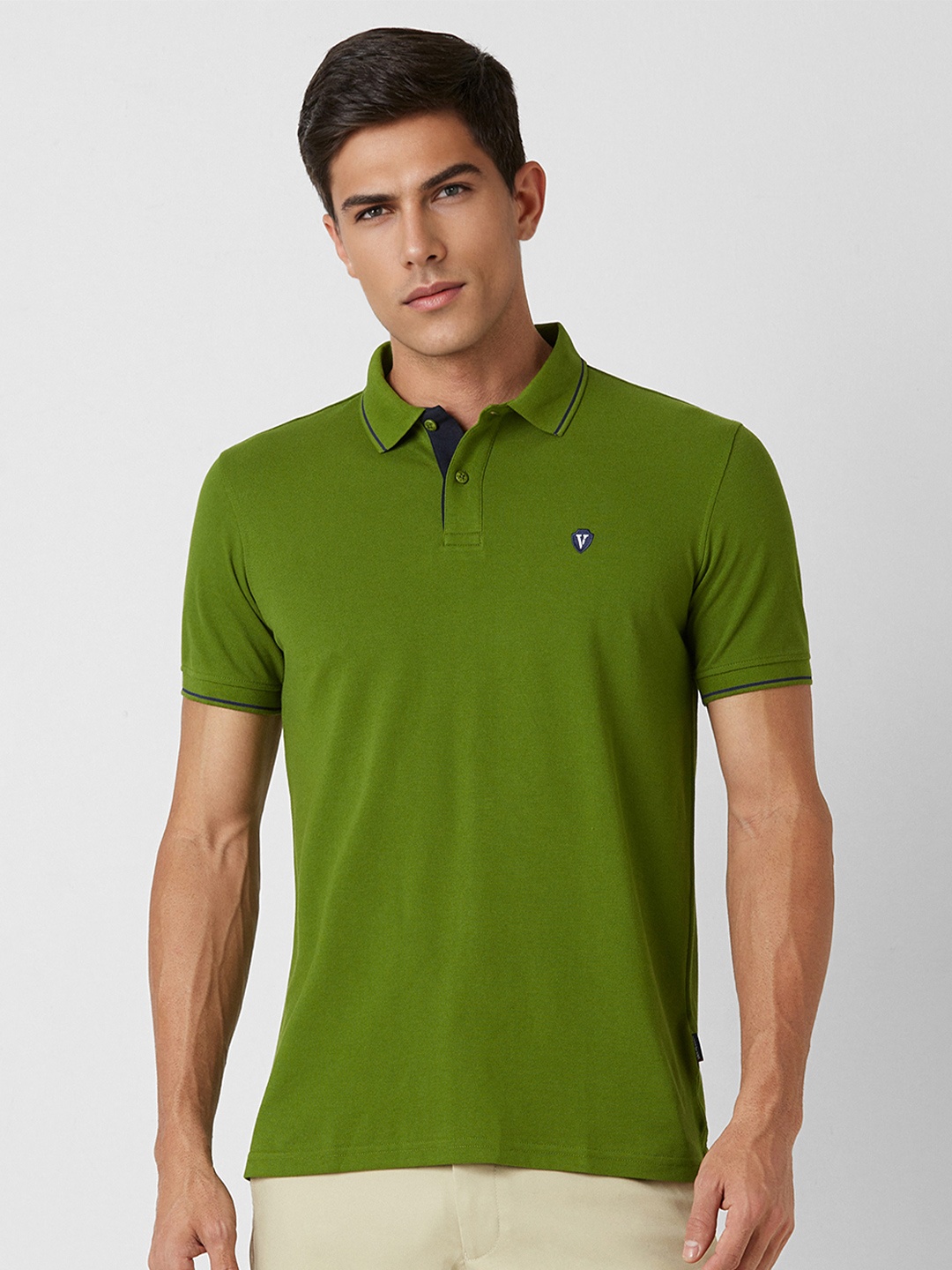 

Van Heusen Sport Contrast Trim T-shirt, Green