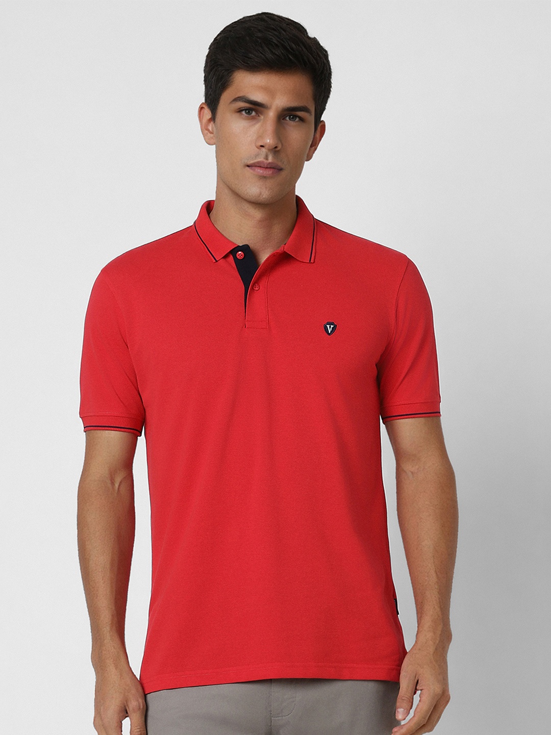 

Van Heusen Sport Polo Collar T-shirt, Red