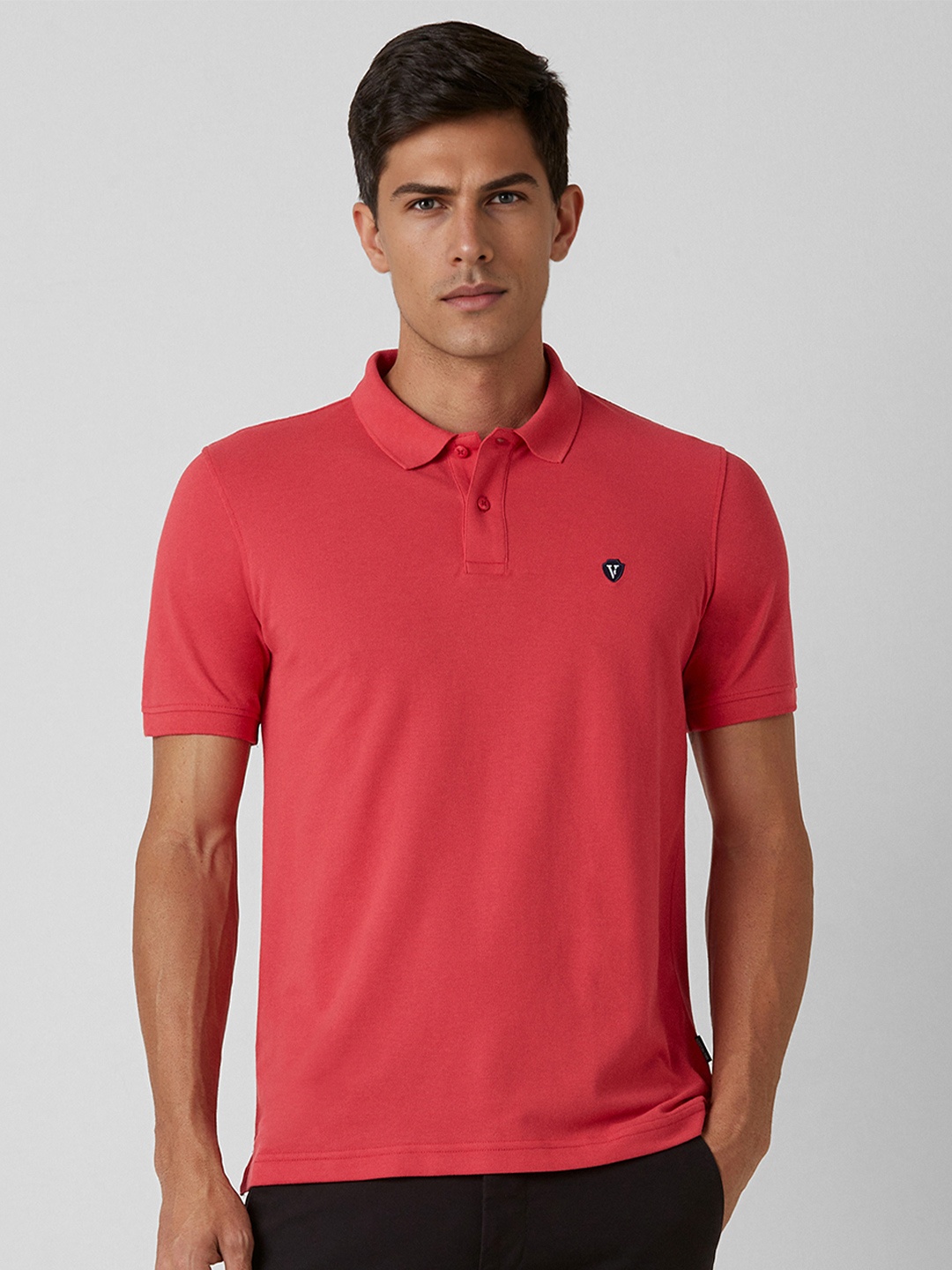

Van Heusen Sport Slim Fit Polo Collar T-shirt, Pink