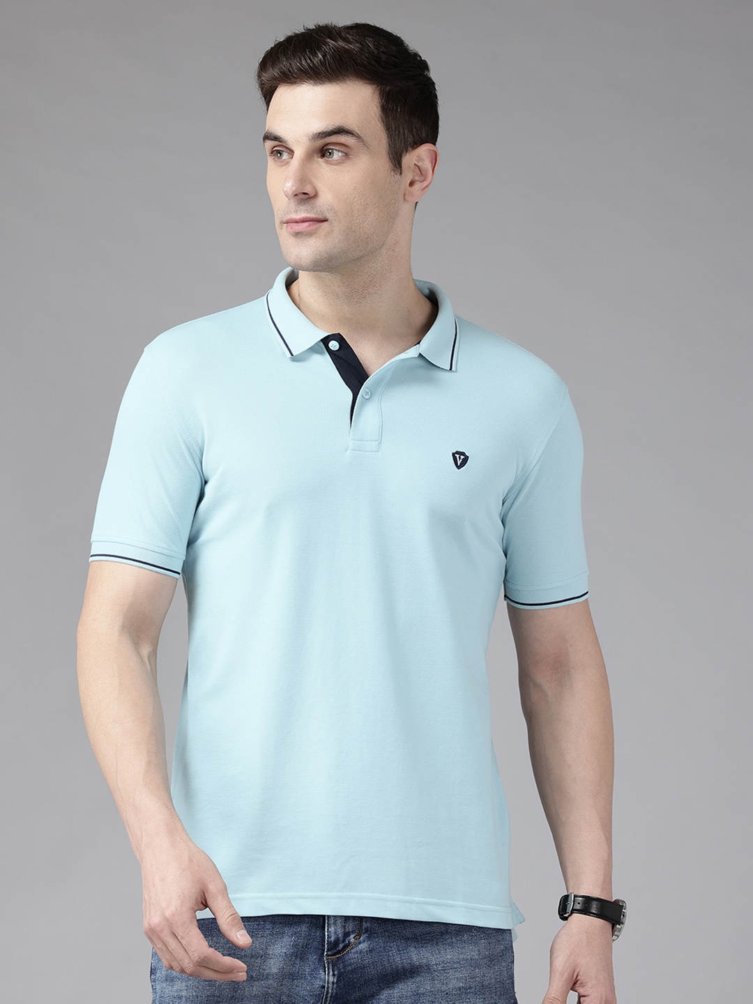 

Van Heusen Sport Slim Fit Polo Collar T-shirt, Blue