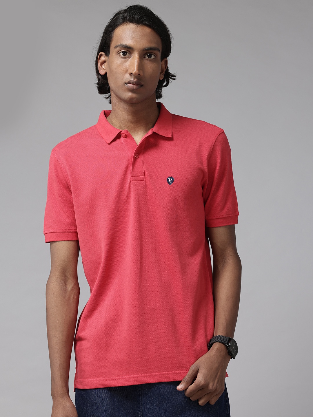 

Van Heusen Sport Polo Collar T-shirt, Pink