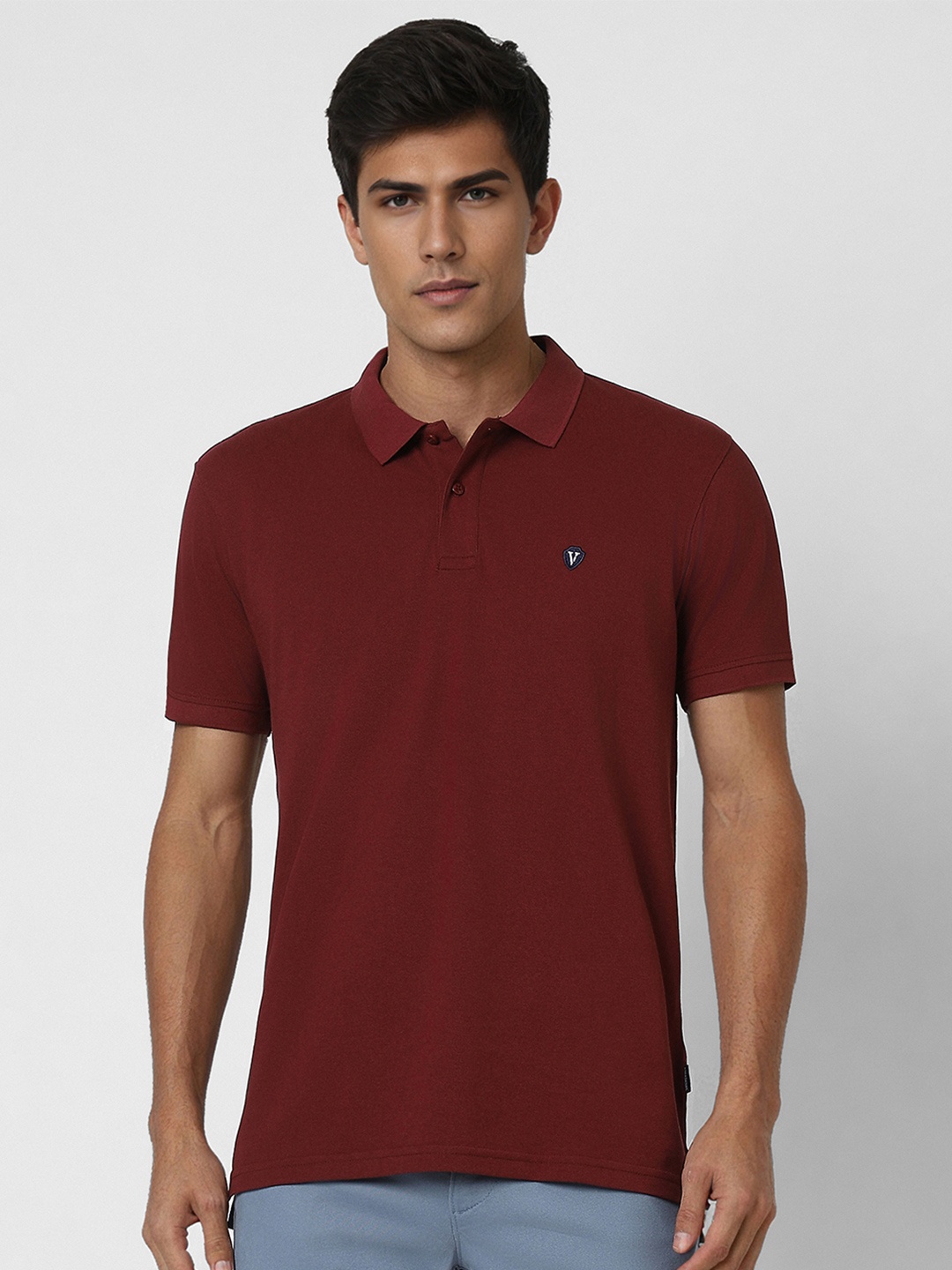 

Van Heusen Sport Polo Collar T-shirt, Maroon
