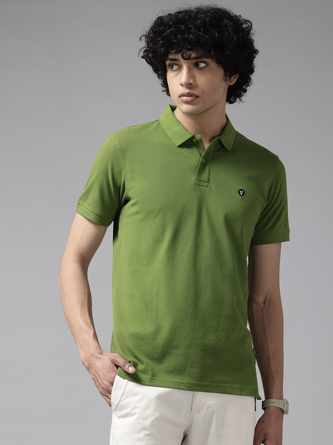 

Van Heusen Sport Polo Collar T-shirt, Olive