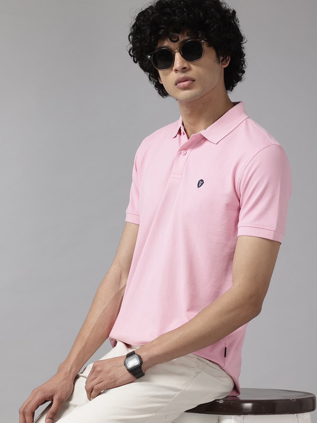 

Van Heusen Sport Polo Collar T-shirt, Rose