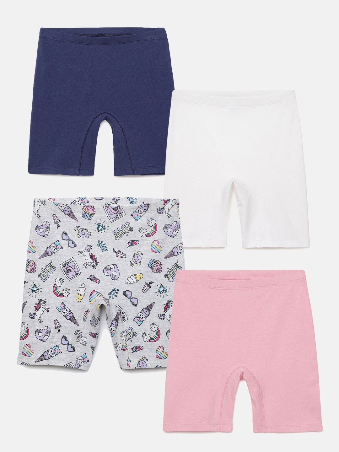 

mackly Girls Cycling Sports Shorts, Multi