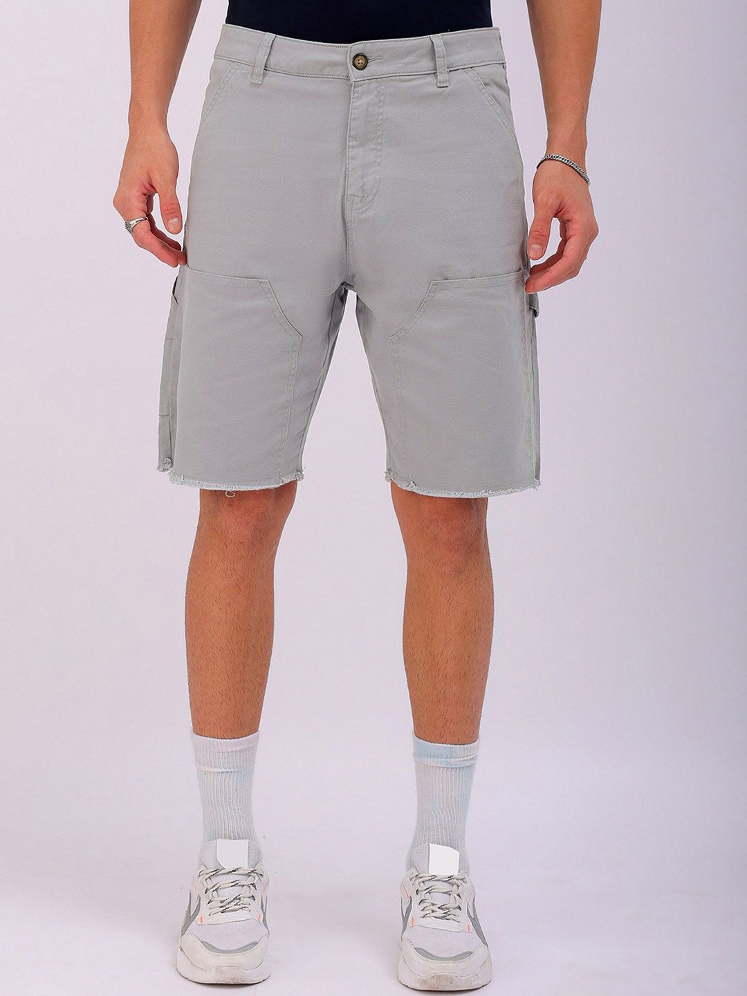 

The Indian Garage Co Men Shorts, Grey
