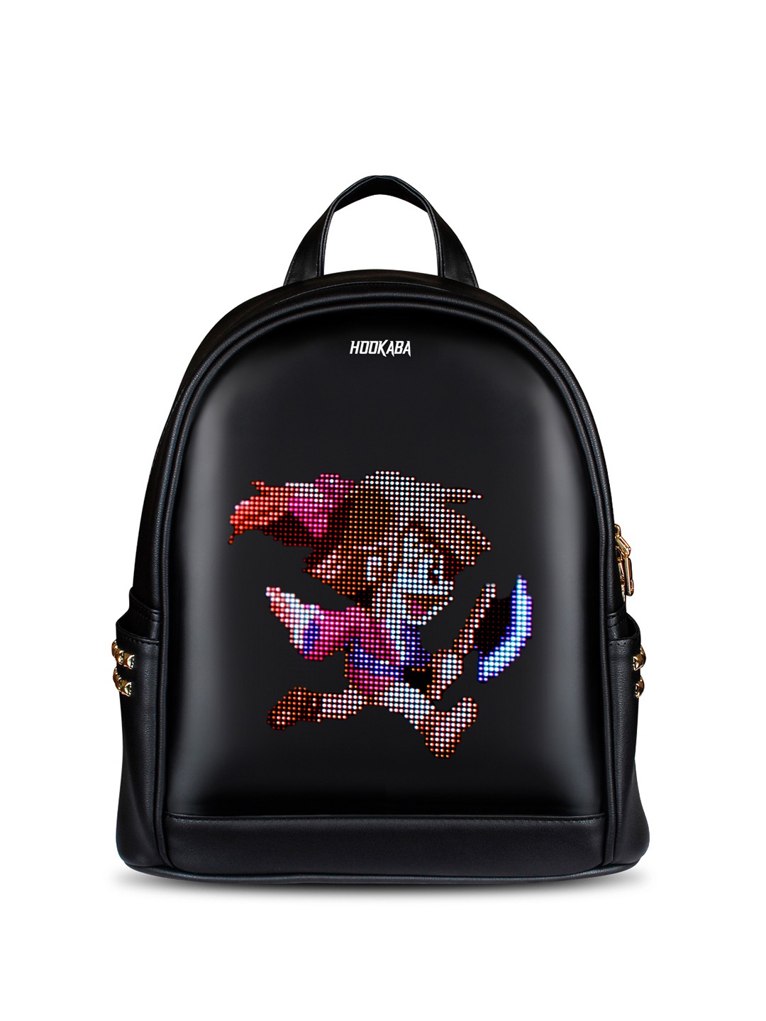 

Hookaba Dazz Roll Women LED Waterproof IPX5 Backpack-14 Ltrs, Black