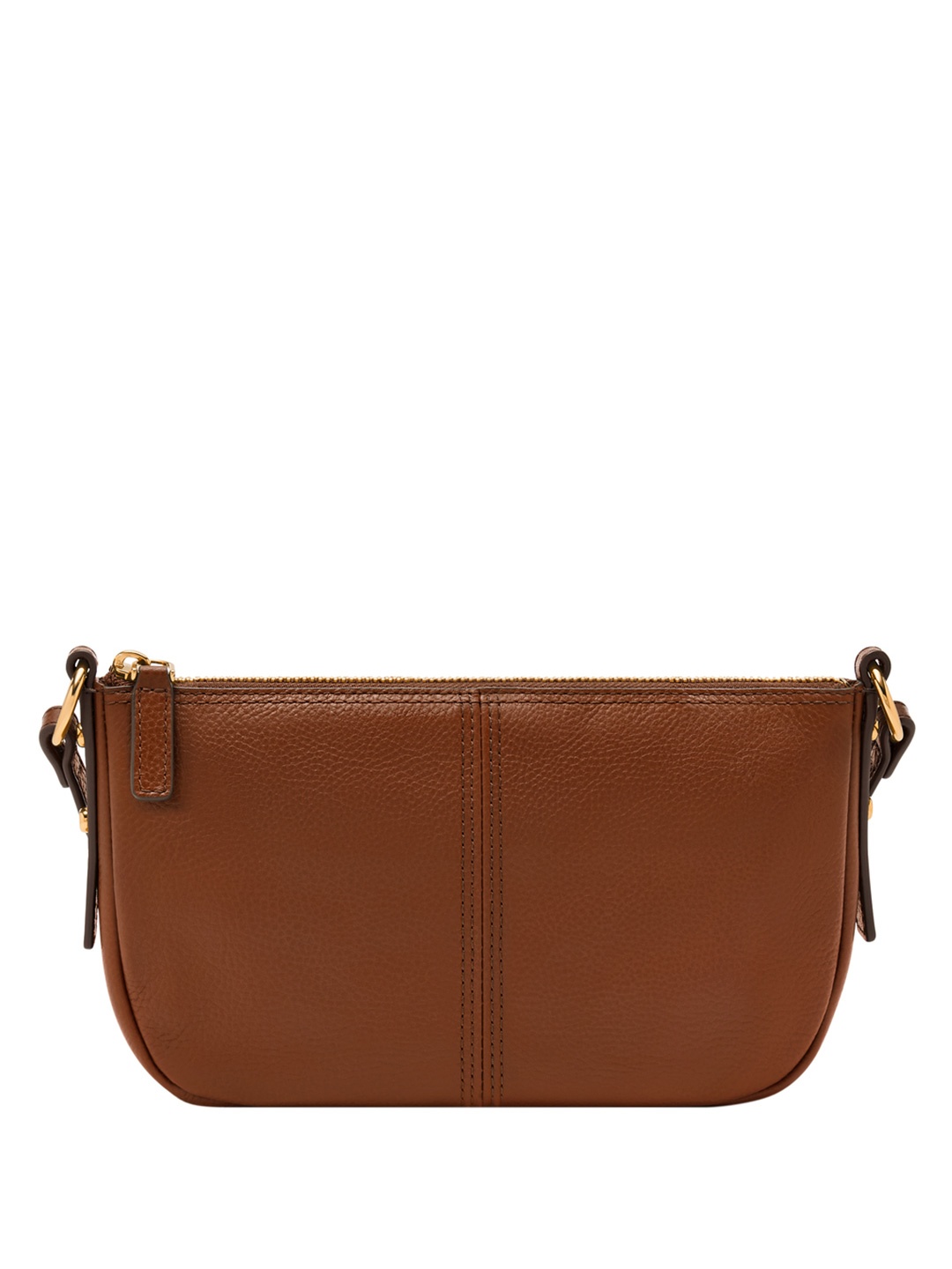 

Fossil Leather Structured Sling Bag, Brown
