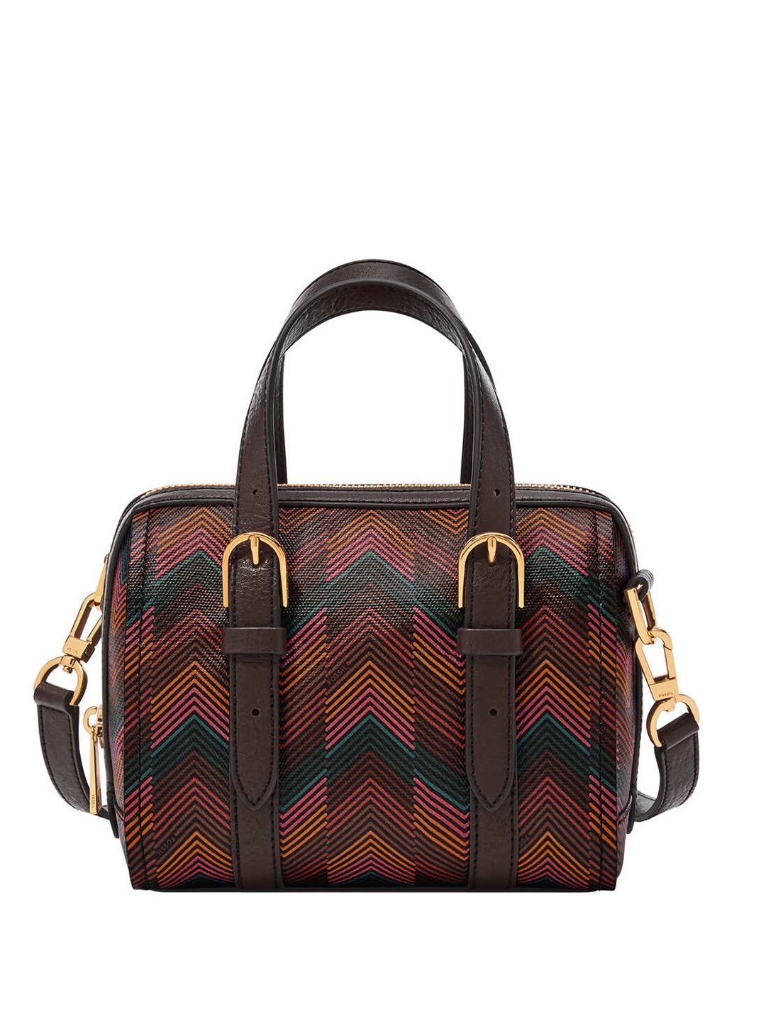 

Fossil Printed Bowling Handheld Bag, Brown