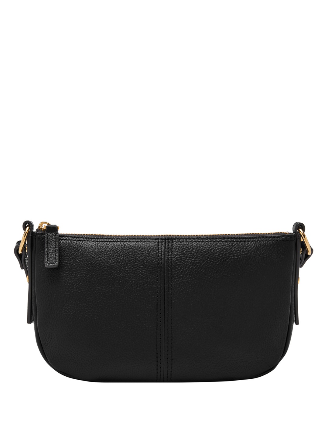 

Fossil Leather Half Moon Sling Bag, Black