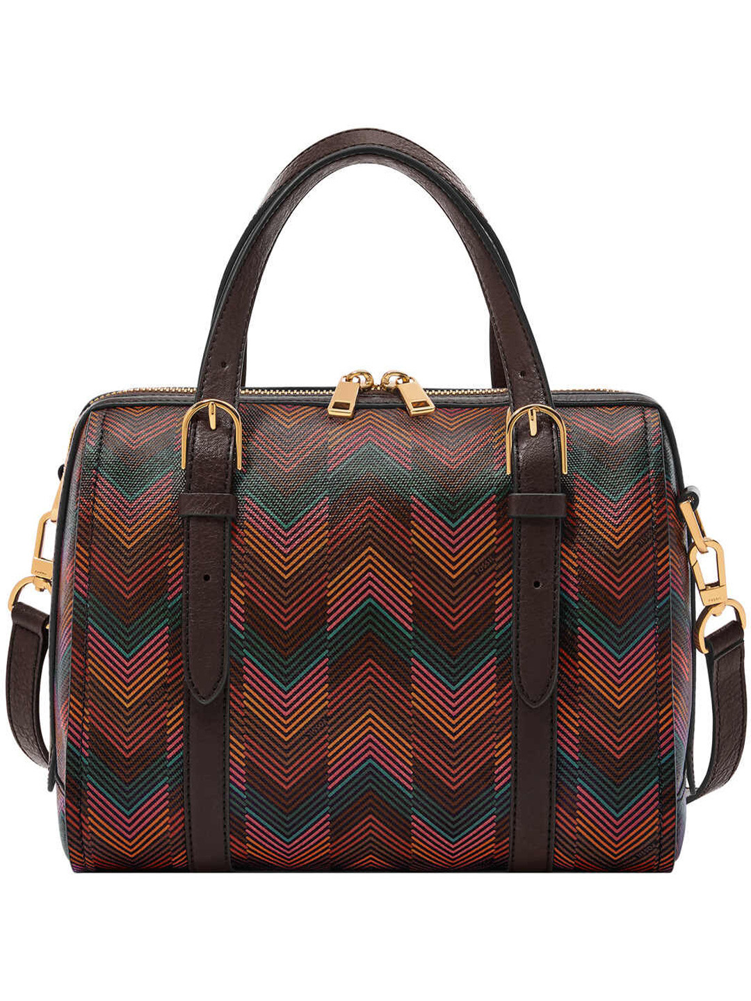 

Fossil Colourblocked Shopper Handheld Bag with Applique, Blue