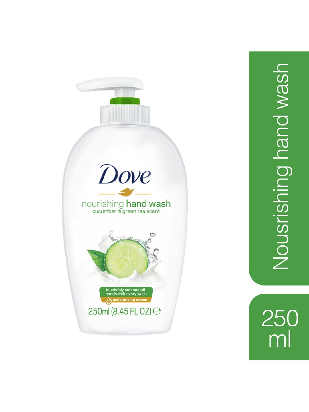 

Dove Deeply Nourishing Cucumber & Green Tea Hand Wash For Soft & Smooth Hands - 250ml, White