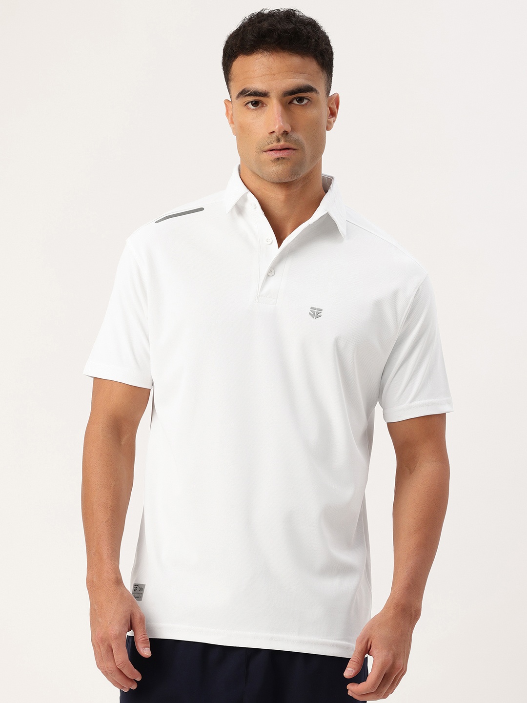 

Sports52 wear Polo Collar Dri-FIT Running T-shirt, White