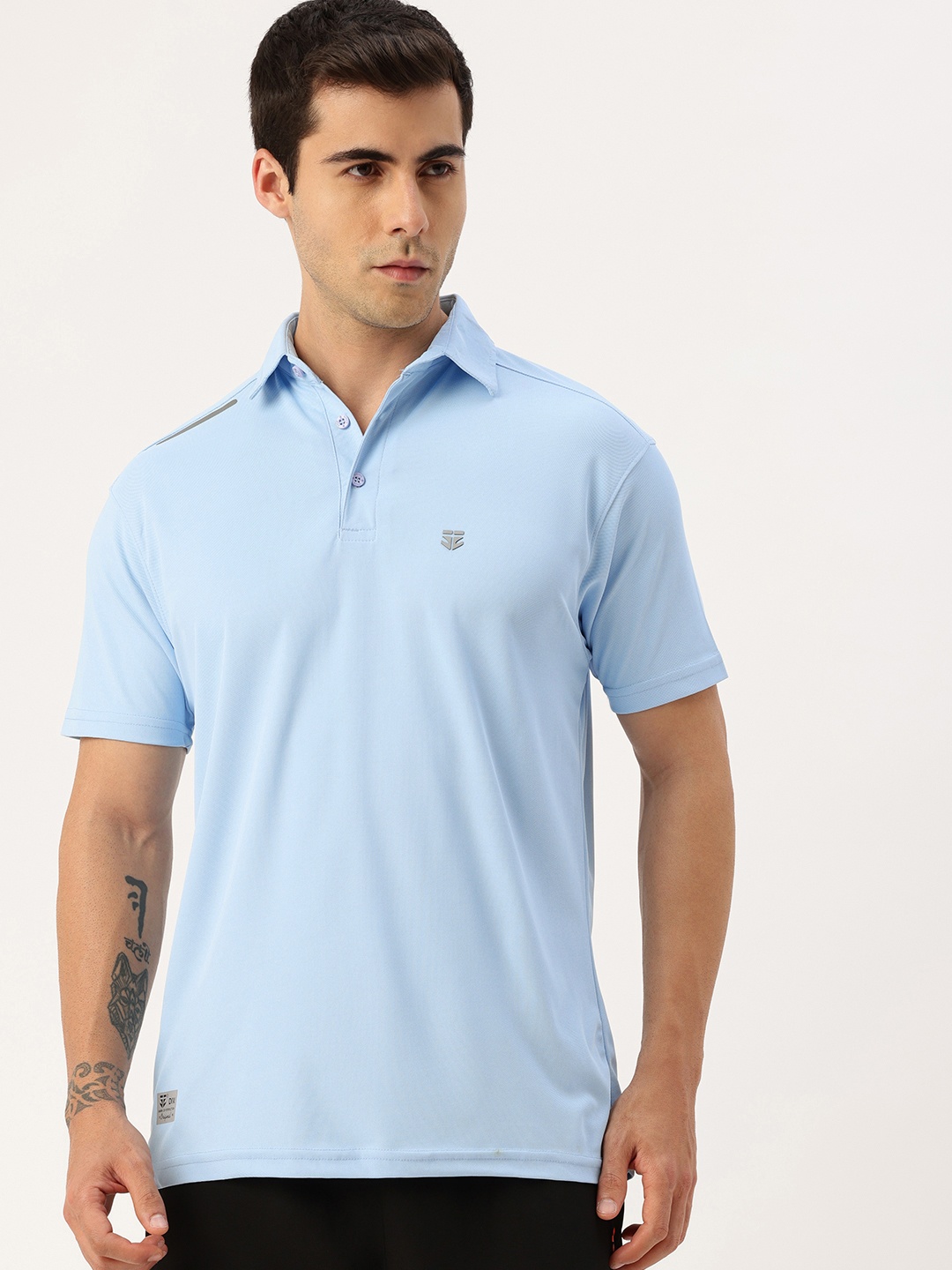 

Sports52 wear Polo Collar Dri-FIT Running Sports T-shirt, Blue