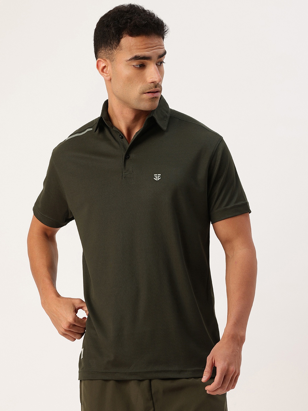 

Sports52 wear Polo Collar Dri-Fit T-shirt, Olive