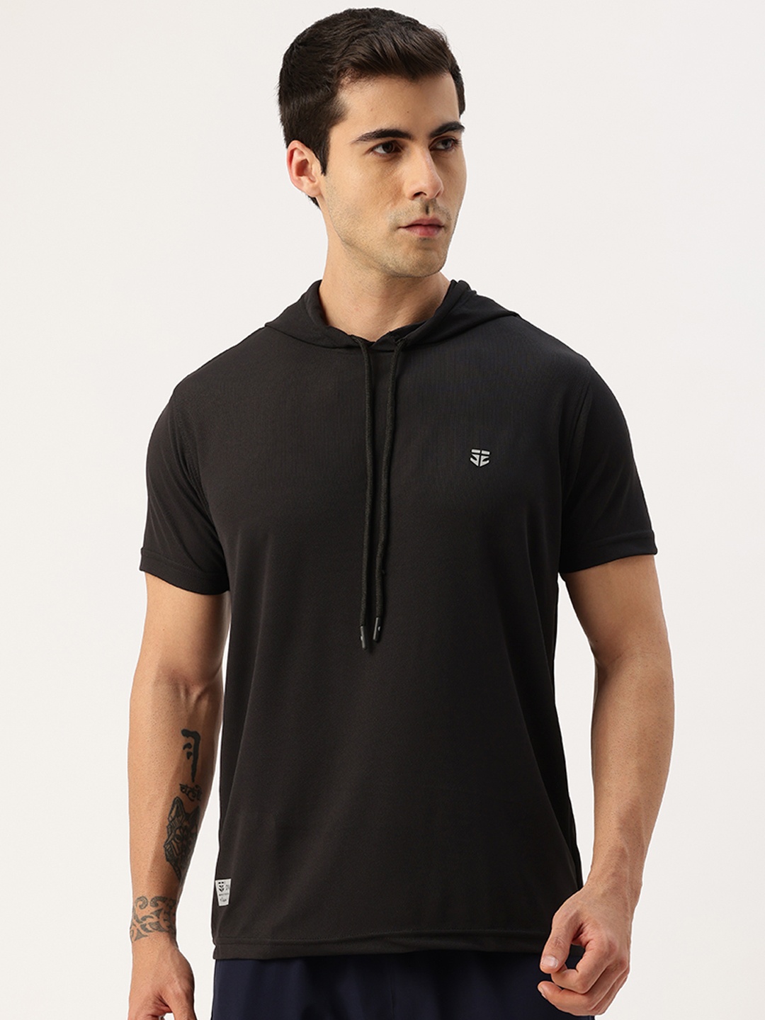 

Sports52 wear Hooded Dri-FIT Running T-shirt, Black