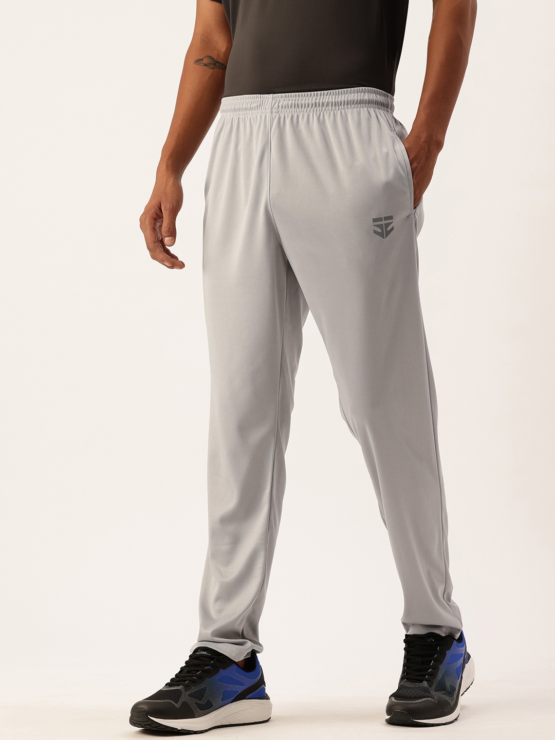 

Sports52 wear Men Comfort Fit Rapid-Dry Training or Gym Track Pants, Grey