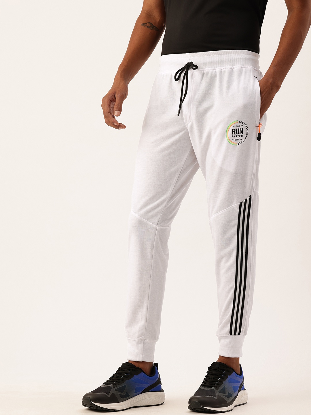 

Sports52 wear Men Comfort Fit Training or Gym Joggers, White