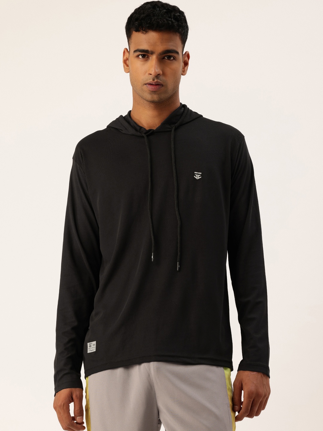 

Sports52 wear Hooded Dri-FIT Running T-shirt, Black