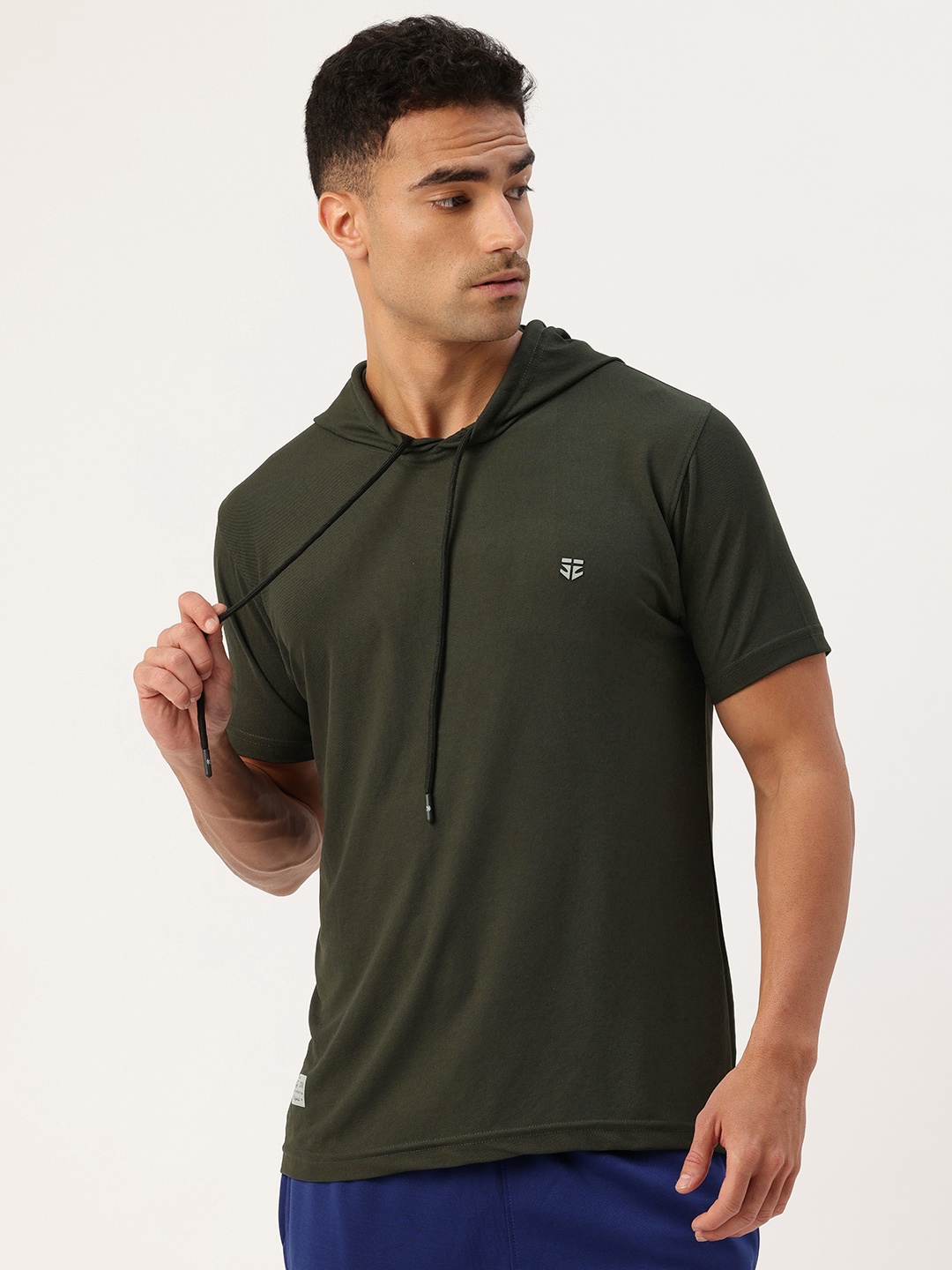 

Sports52 wear Hooded Dri-Fit Sports T-shirt, Olive