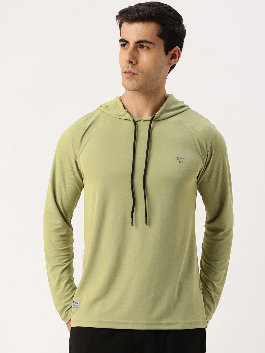 

Sports52 wear Hooded Dri-Fit Sports T-shirt, Green