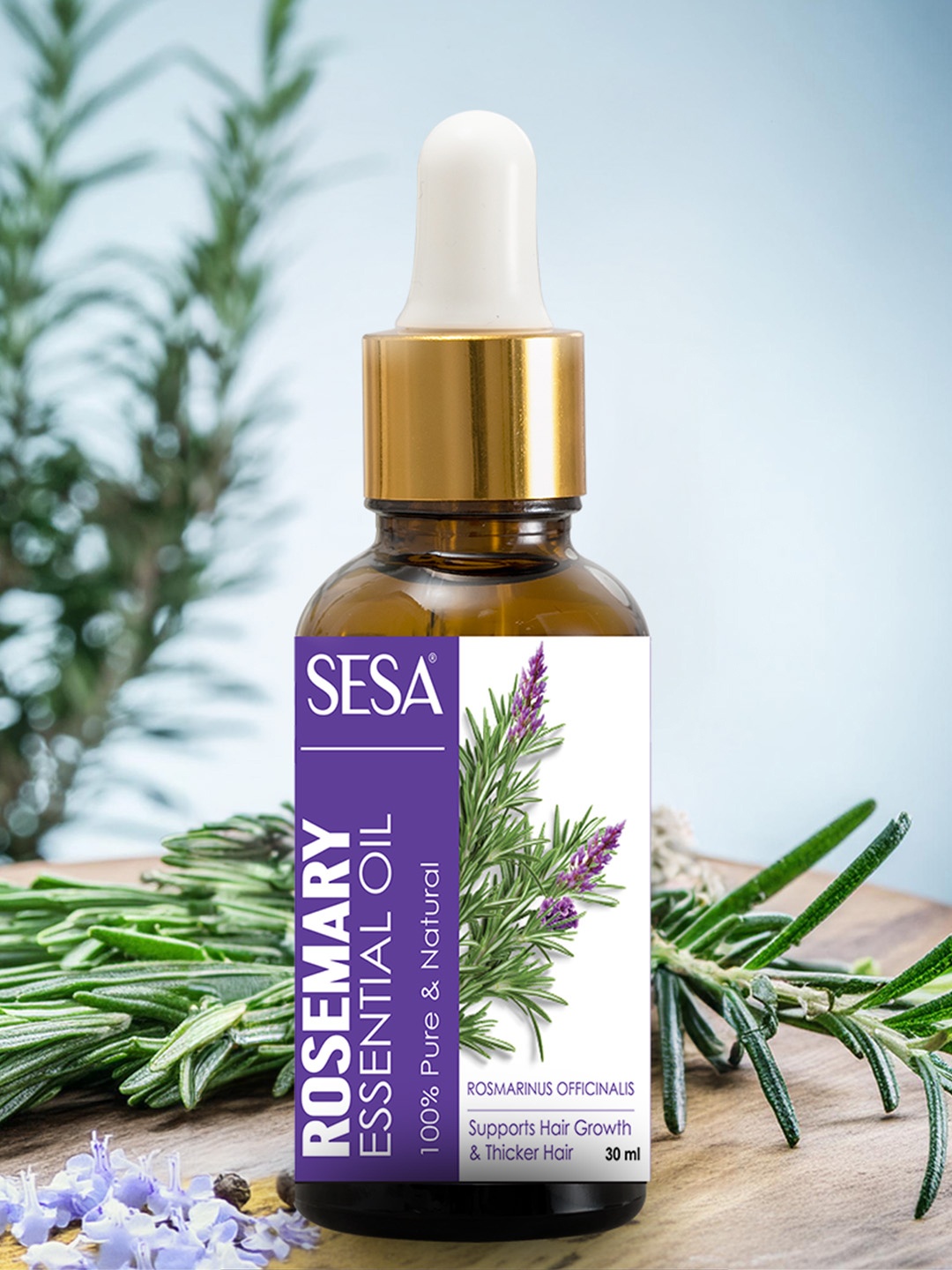 

Sesa Rosemary Essential Oil - 30ml, Transparent