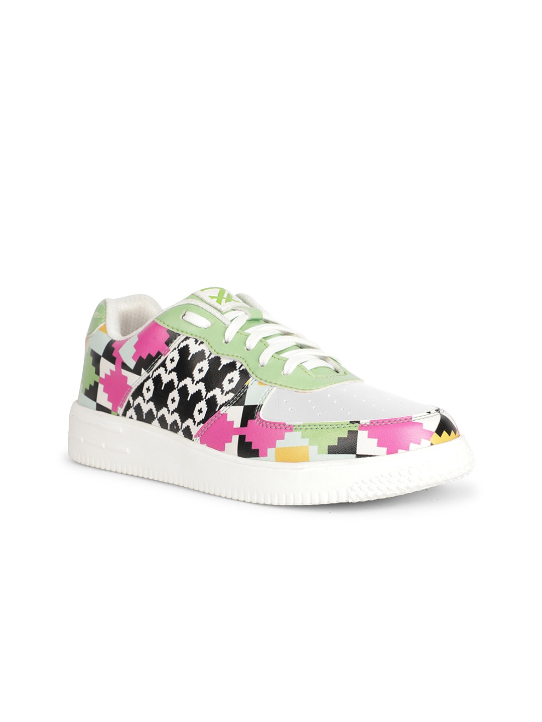 

Liberty Mjh L07 Women Printed Casual Lace-Up Sneakers, White