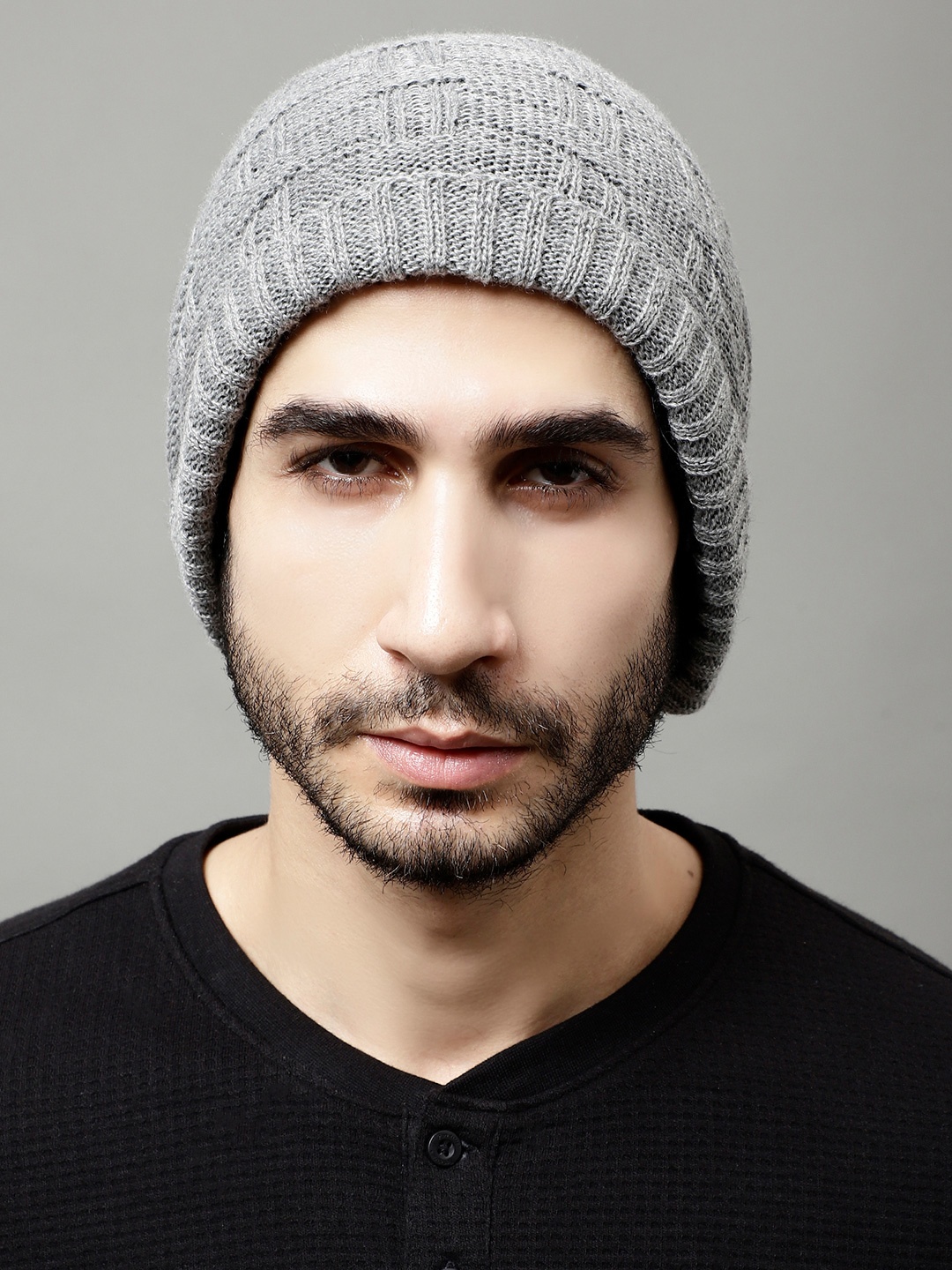 

WEAVERS VILLA Men Beanie, Grey